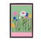 Stupell Industries Wild Flowers with Pink Border Floating Frame, design by Elizabeth Medley